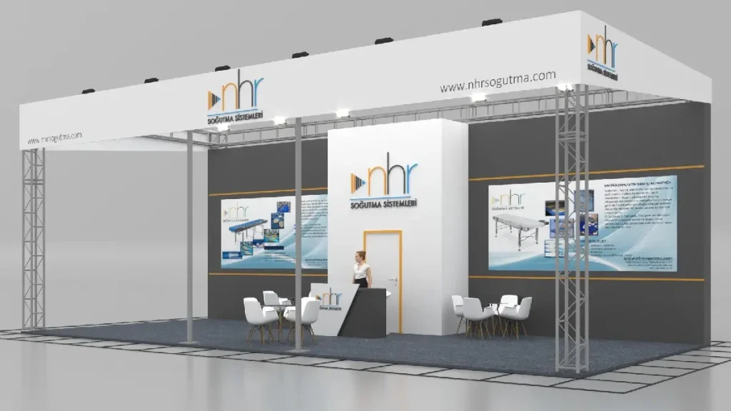 طراحی غرفه با اسپیس فریم