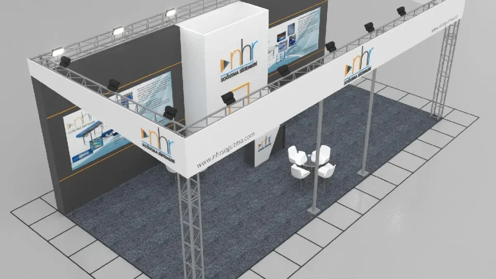 طراحی غرفه با اسپیس فریم