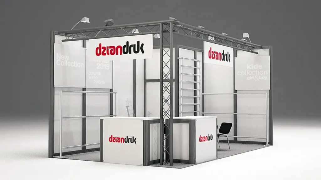 طراحی غرفه با اسپیس فریم