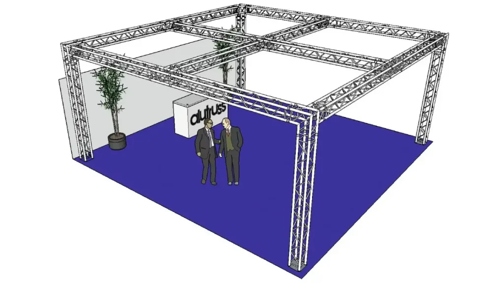 طراحی غرفه با اسپیس فریم