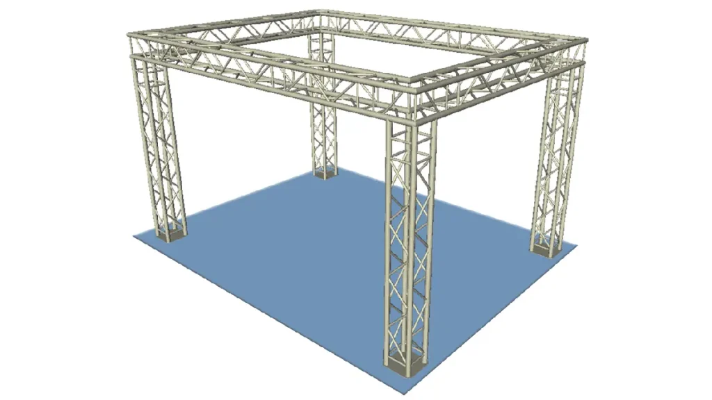 طراحی غرفه با اسپیس فریم