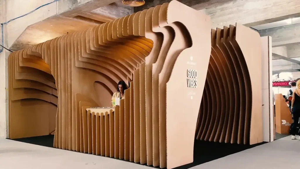 ایده خلاقانه طراحی غرفه نمایشگاهی