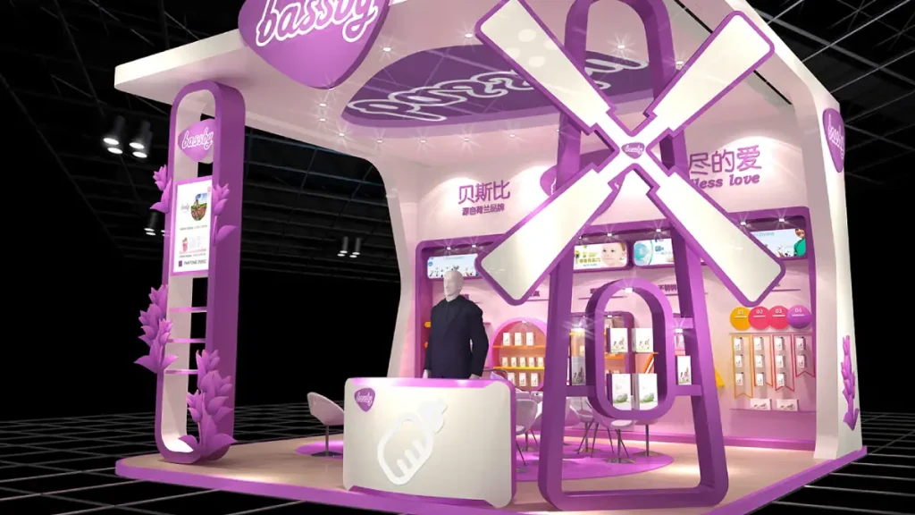 ایده خلاقانه طراحی غرفه نمایشگاهی