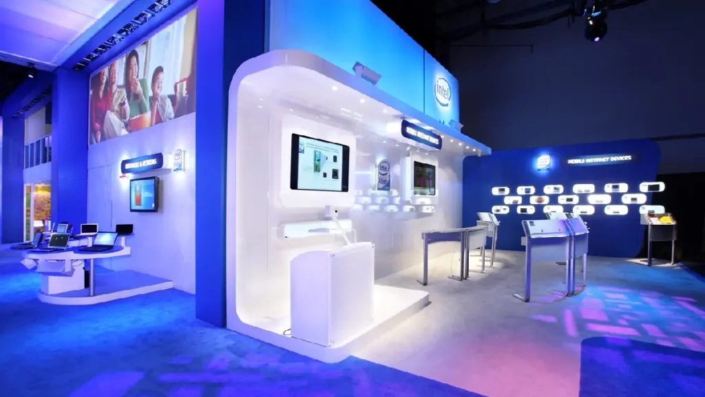 نورپردازی غرفه نمایشگاهی