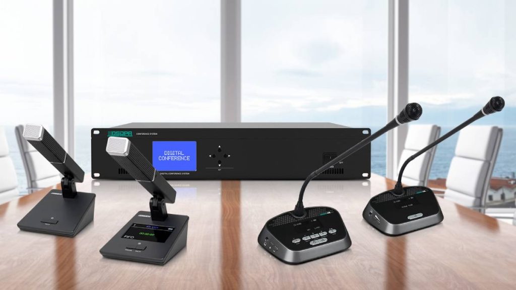 اجاره میکروفون کنفرانس رومیزی با کیفیت صدای عالی 1 اجاره میکروفون کنفرانس