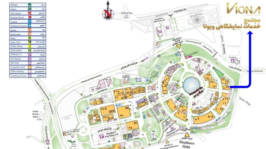معرفی کامل نمایشگاه بین المللی تهران: ساعت کاری، مترو و راه های دسترسی 1 نمایشگاه بین المللی تهران